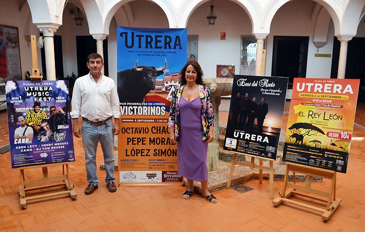 Octavio Chacón, Pepe Moral y López Simón, cartel taurino de preferia en Utrera con toros de Victorino Martín