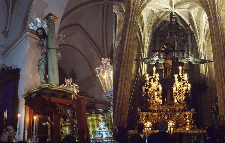 Los Gitanos y los Aceituneros celebran este domingo los actos de traslado de sus Cristos a los pasos procesionales