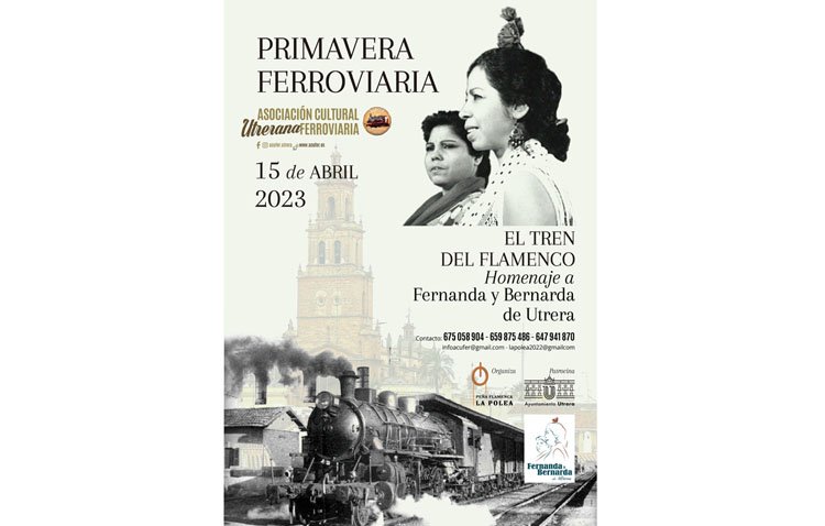 La ciudad de Utrera, destino del ‘Tren del flamenco’ en homenaje a Fernanda y Bernarda