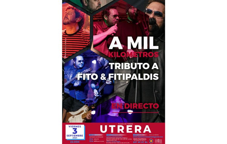 ‘A mil kilómetros’, un tributo a Fito & Fitipaldis en la plaza de toros de Utrera