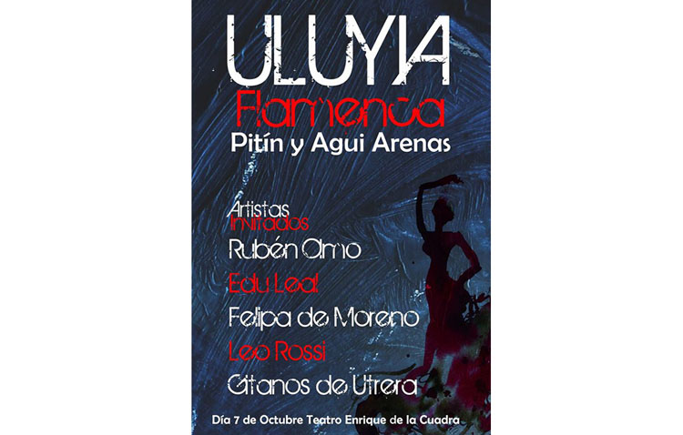 Espectáculo flamenco en el teatro con Pitín y Agui Arenas