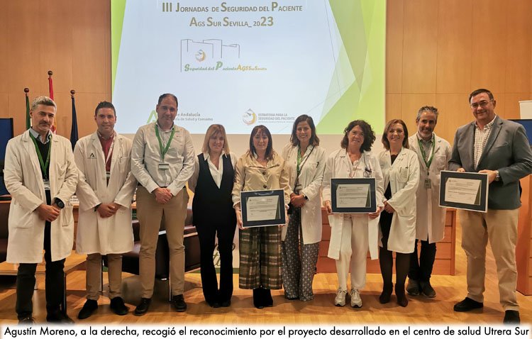 El centro de salud Utrera Sur, premiado por un proyecto de buenas prácticas en seguridad del paciente