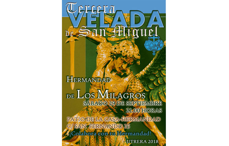 Velada en honor a San Miguel en la casa-hermandad de los Milagros