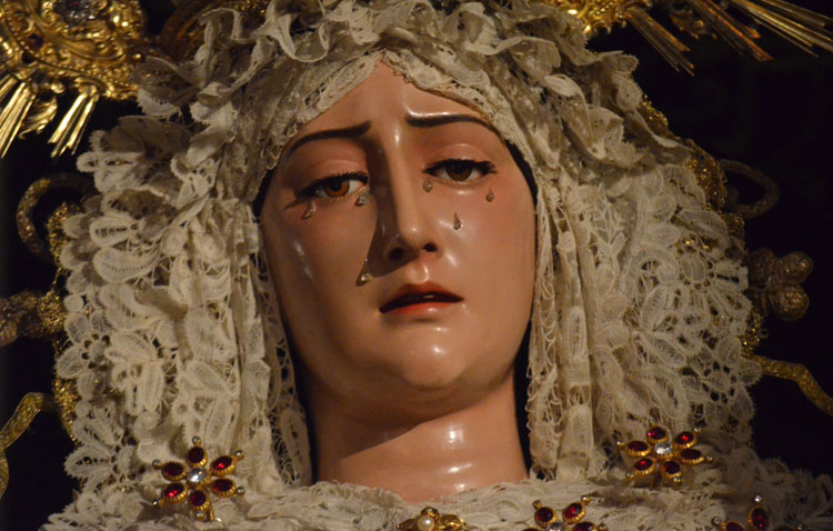 La hermandad de la Vera-Cruz celebra los cultos anuales en honor a la Virgen de los Dolores