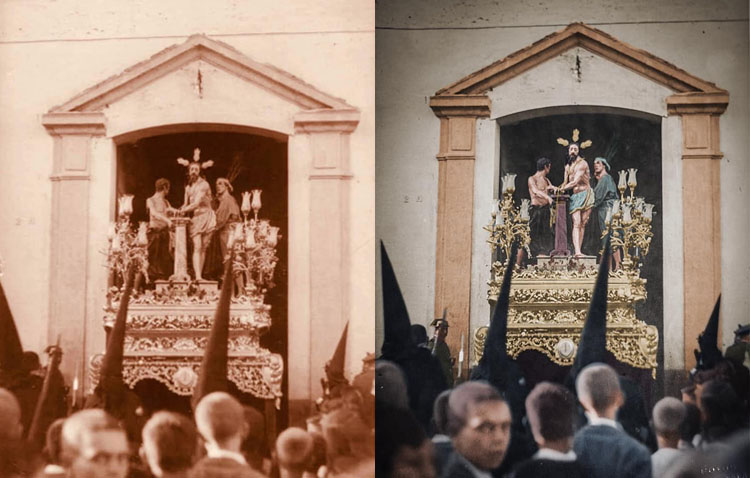 La hermandad de la Vera-Cruz tiñe de color su historia