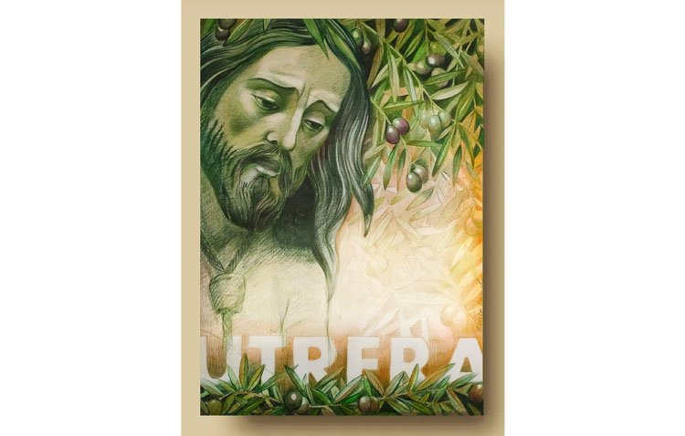 Los Aceituneros editan una papeleta de sitio extraordinaria para el vía crucis del Consejo, obra del Taller Daroal