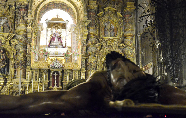 Las personas invidentes podrán palpar la imagen del Cristo del Perdón de Utrera