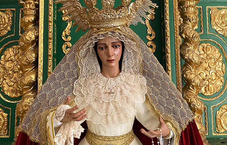 La hermandad de la Quinta Angustia suspende finalmente la veneración popular a la Virgen de los Ángeles