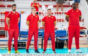 El técnico utrerano Ángel Ocaña consigue la medalla de bronce en el campeonato de Europa de voleibol sub-17