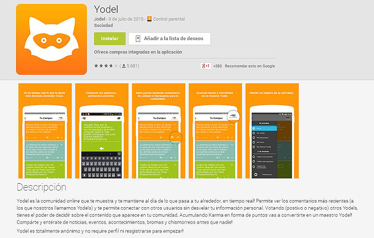 La Guardia Civil investiga cinco denuncias en torno al uso de la app «Yodel»